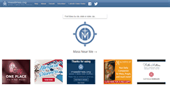 Desktop Screenshot of masstimes.org