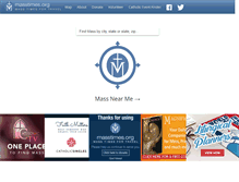 Tablet Screenshot of masstimes.org